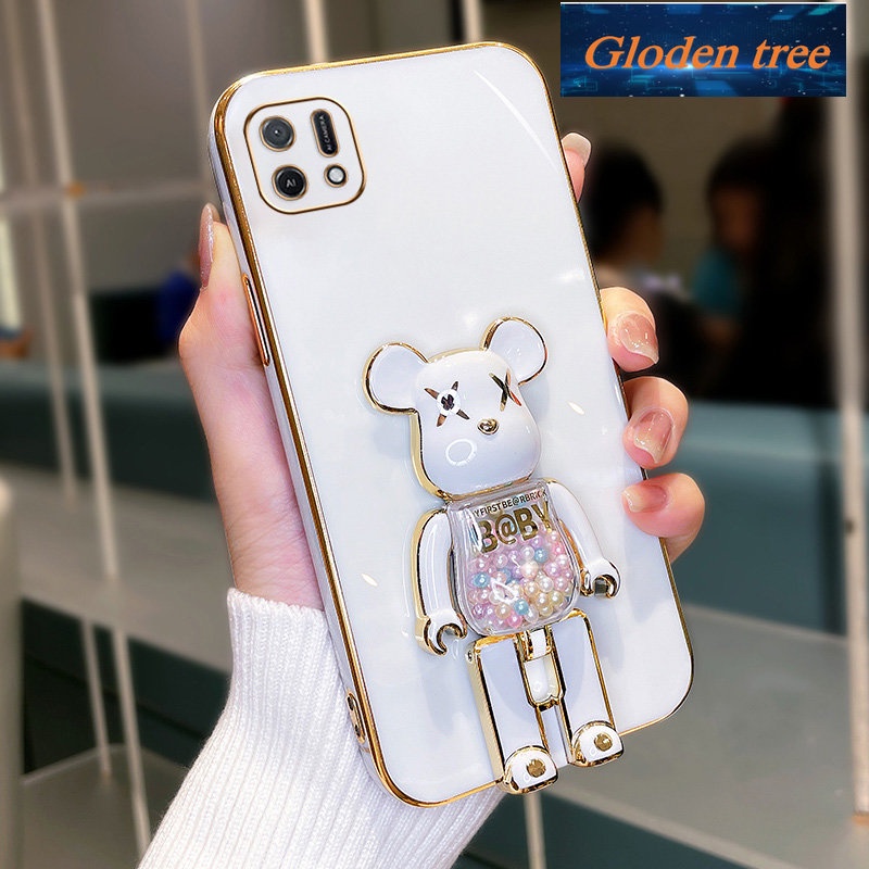 OPPO Toserba sarung pohon mustofaloden mustofa a16k sarung telepon intipoftcase kampaslectroplated silikon shockproof mustofarotector suketmooth intiprote anti geser intippe intipover desain baru