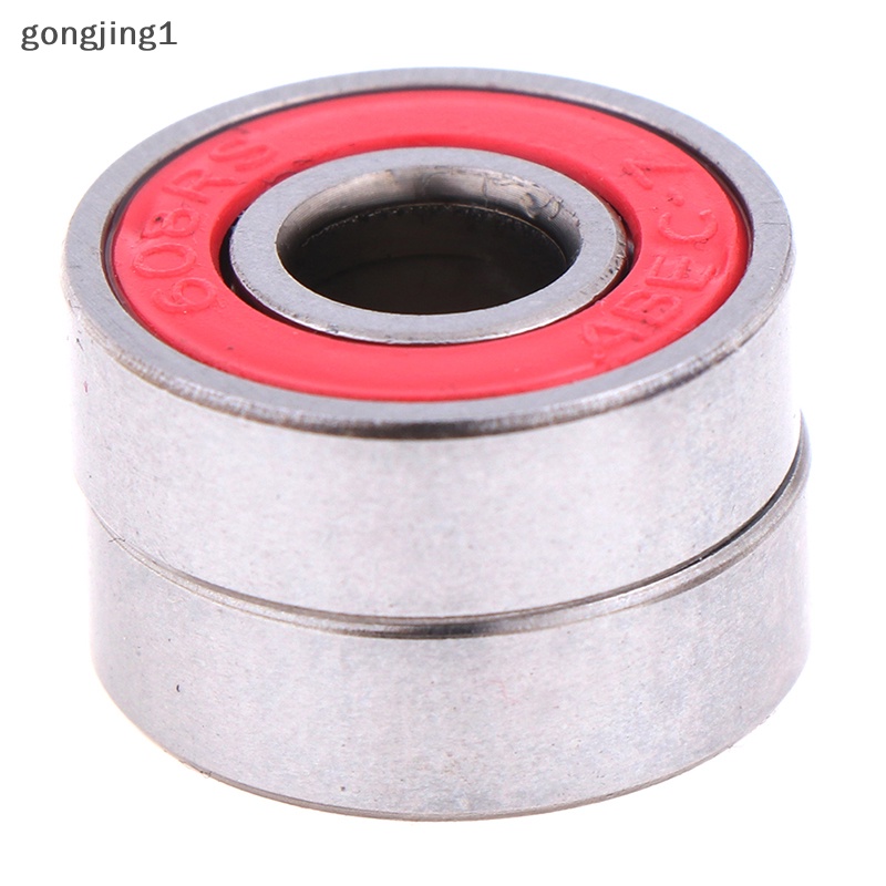 Ggg 5Pcs Merah ABEC-7 608RS Skateboard Roller Sealed Ball Bearings 8x22x7mm ID