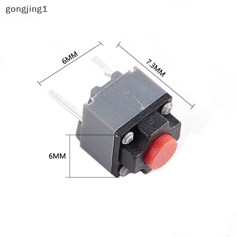 Ggg 10Pcs Kailh Tombol Mute 6*6*7.3 Saklar Silent Tombol Mouse Wireless Micro Switch ID