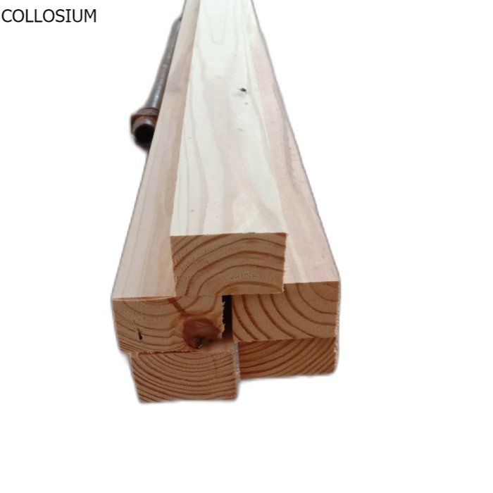 Kayu Balok 200 x 4 x 3 Cm Kaso Jati Belanda Sudah Serut Amplas