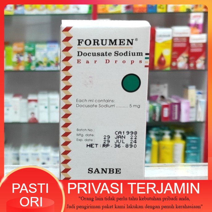 forumen ear drops / forumen tetes telinga