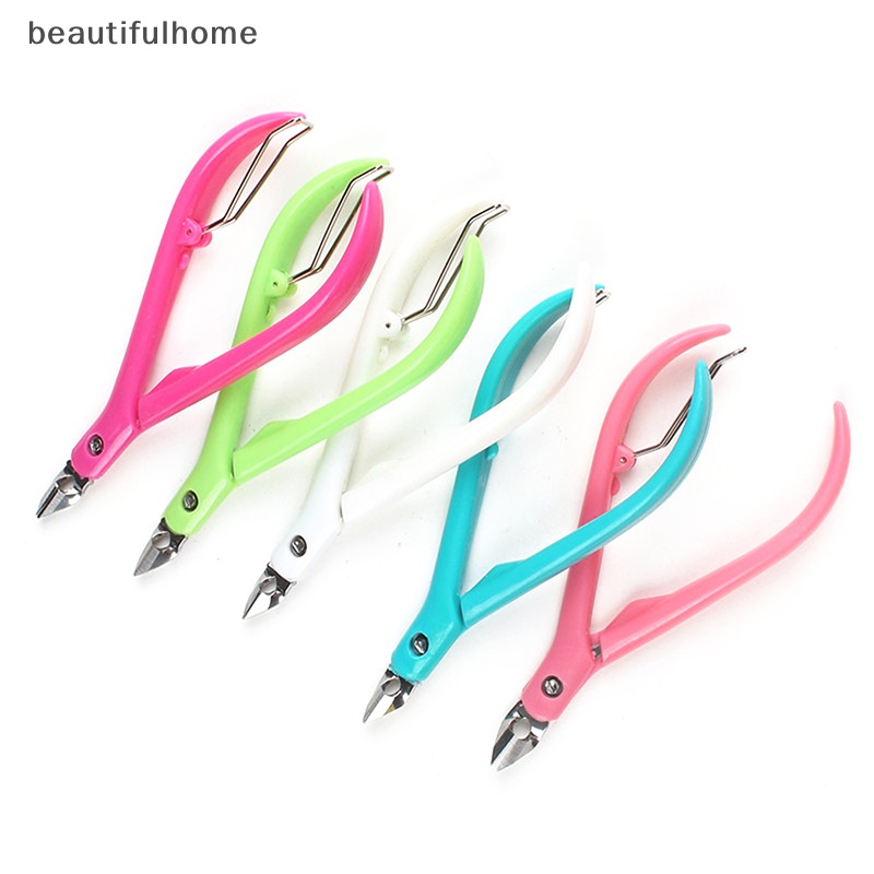 {beautifulhome} Abs Handle Gunting Kuku Pemotong Kuku Nail Art Cuticle Nipper Clipper.