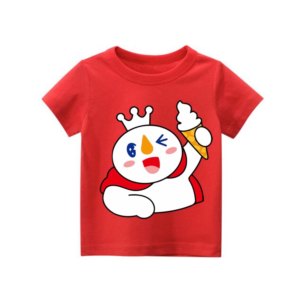 Promo Kaos anak Pou Mixue T-shirt kekinian cute