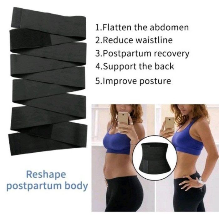 Korset Perut Waist Trainer Sabuk Pembakar Lemak Pelangsing Waist 2B