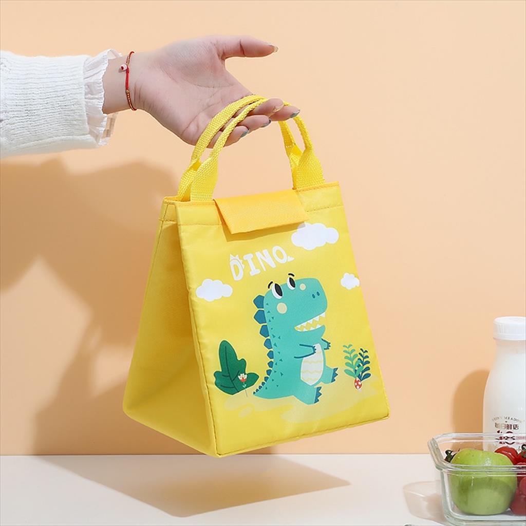 Tas Bekal Karakter Lunch Cooler Bag Makanan Aluminium Kotak Makan / Lunchbag Lucu