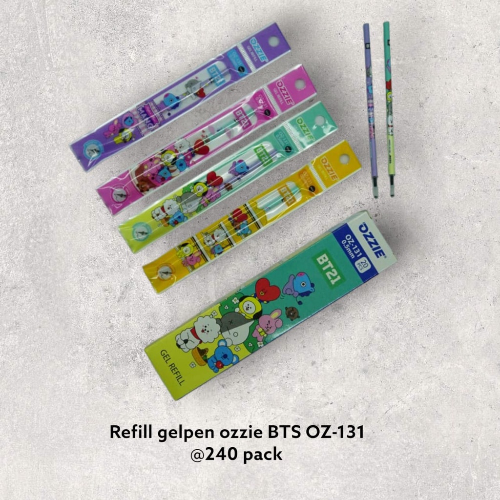 Refill gelpen ozzie BTS OZ-131 (1 Box isi 20 Pcs)