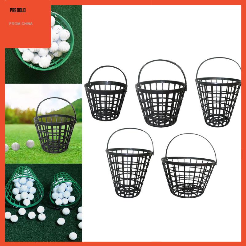 [Predolo] Golf Range Bucket Carrier Golf Ball Holder Portable Display Keranjang Bola Golf