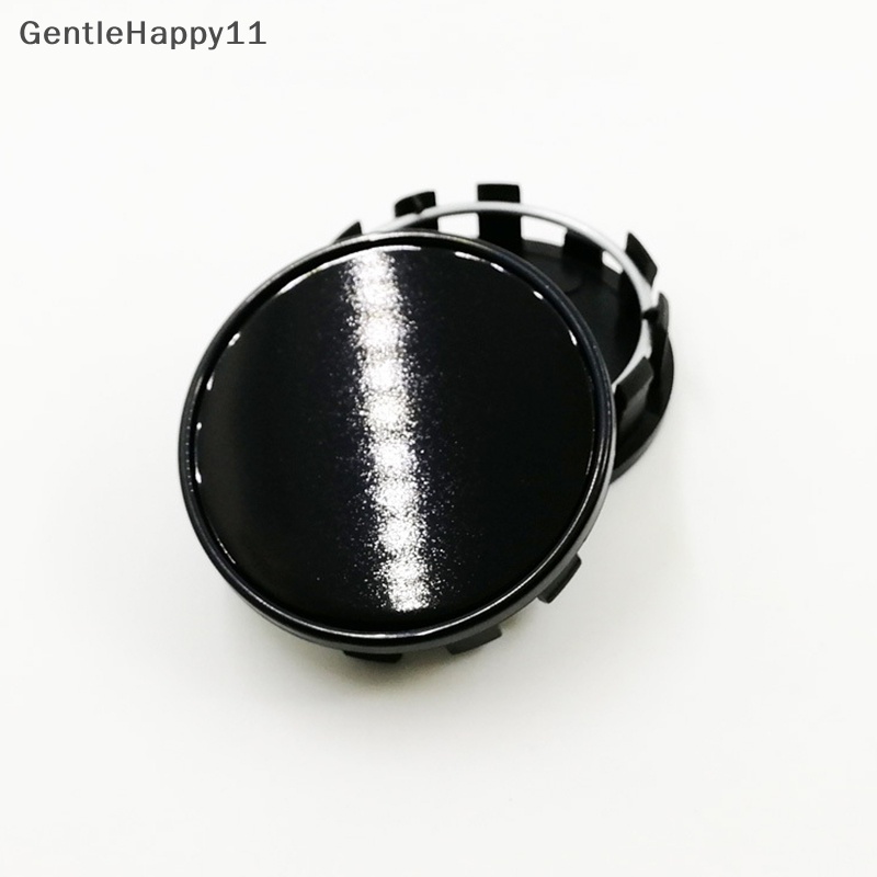 Gentlehappy 68mm Full Black Car Wheel Hub Center Caps Stiker Penutup Anti Debu Pelek Otomatis id