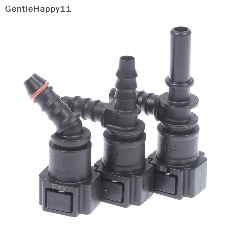 Gentlehappy 7.89 ID6 Auto Car Fuel Line Bundy Tee Selang Coupler Nylon Motor Hose Coupler id