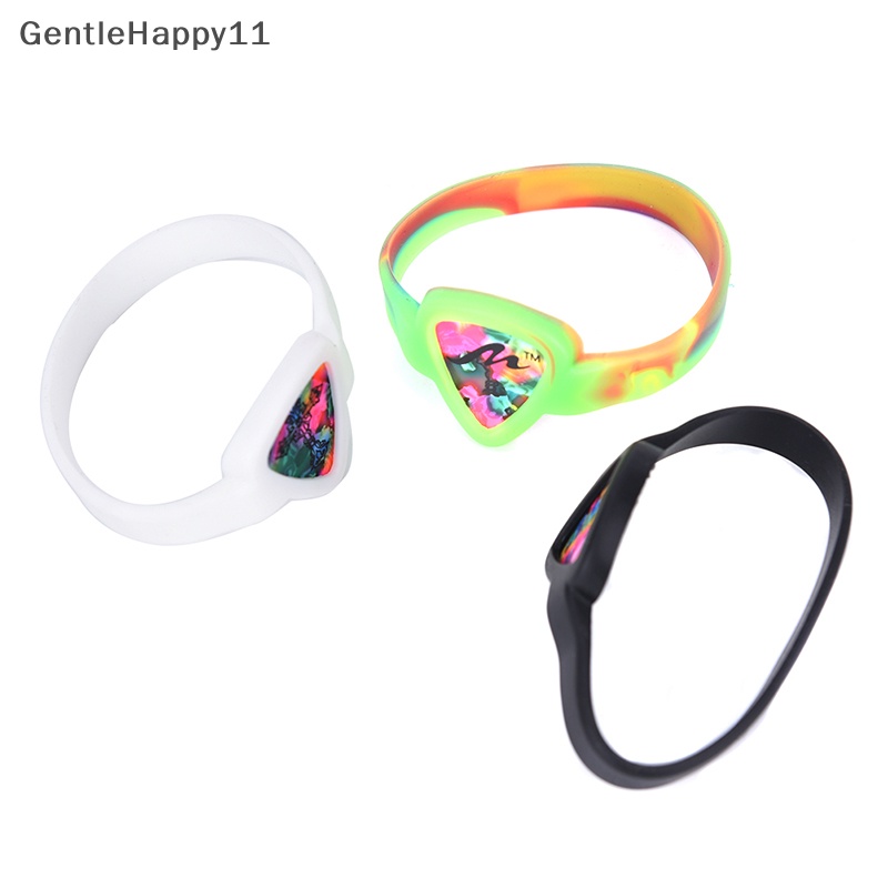 Gentlehappy Guitar Picks Gelang Picks Tali Pergelangan Tangan Pick Pick Bag Guitar Pick Holder Wristband  Id