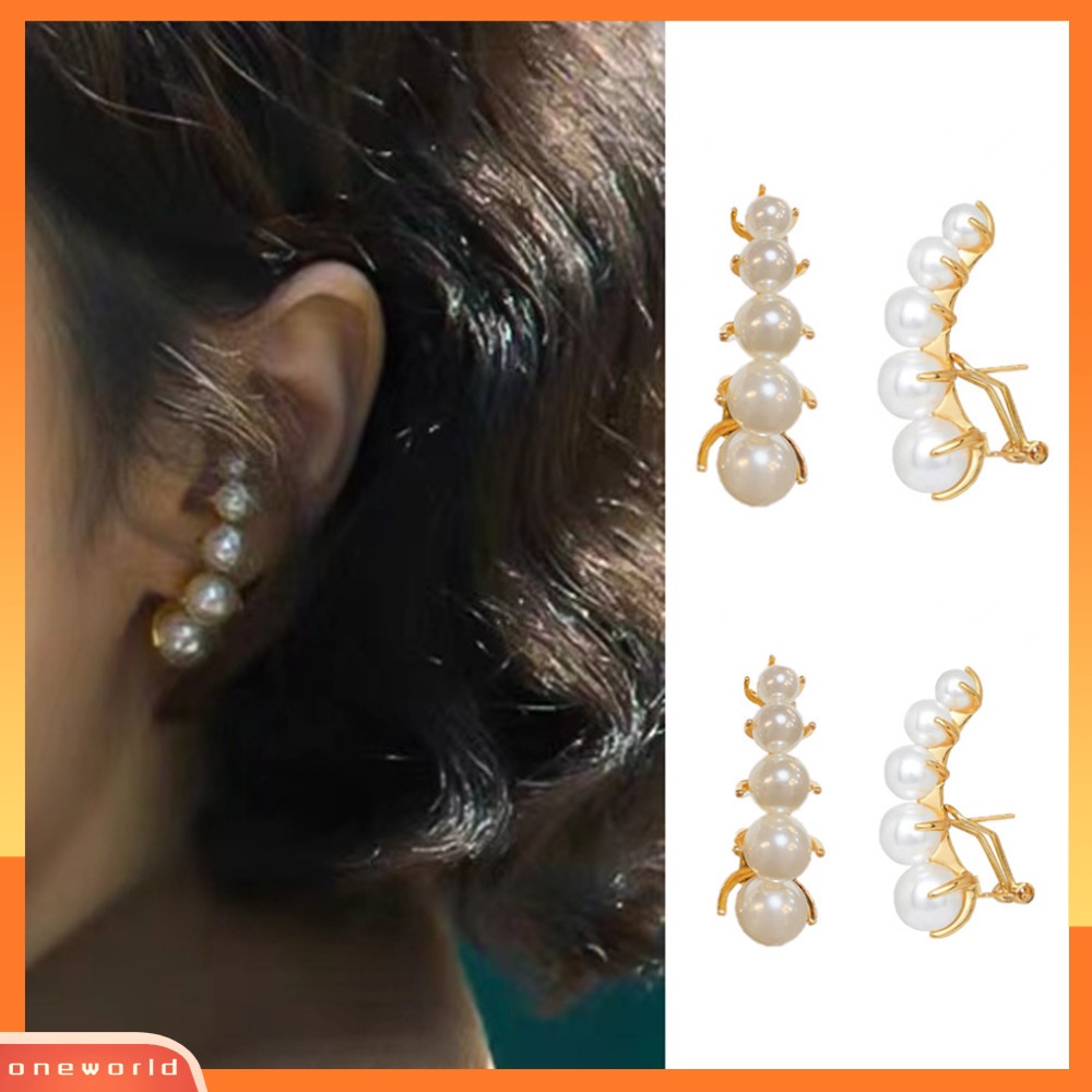 [ONR] Anting Mutiara Elegan, simple, Dan Kecil, Dengan Kepribadian, Anting, Anting, Perempuan