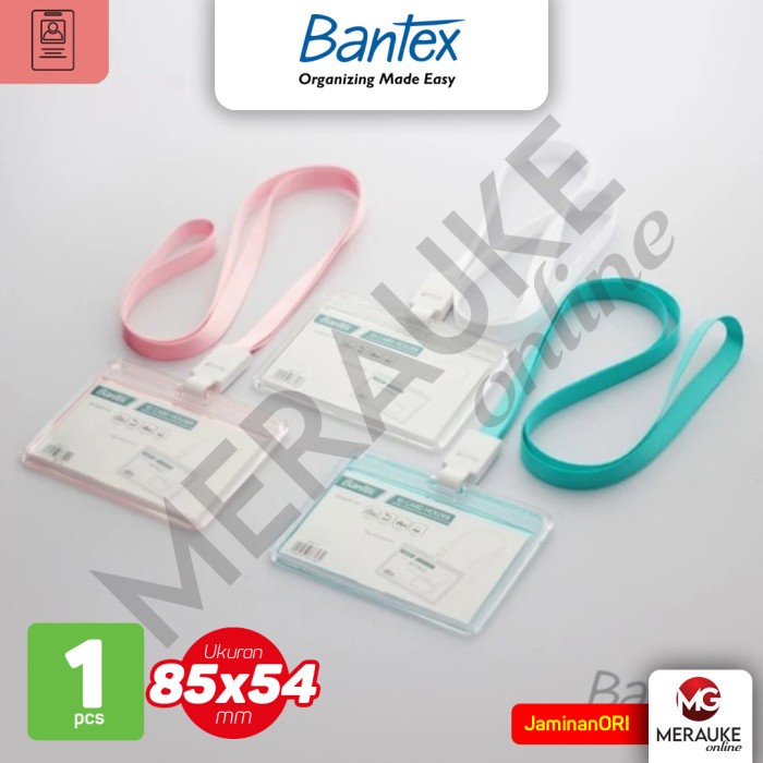 

BANTEX Transparant Name Tag / Gantungan Kartu Nama Landscape