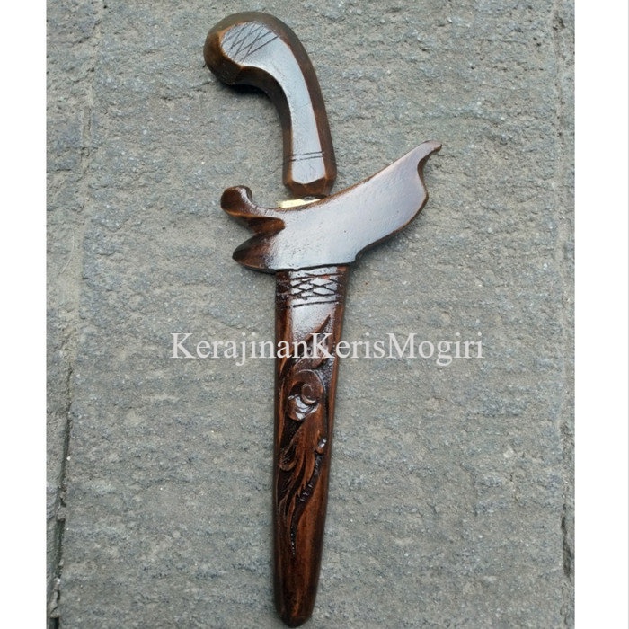 

SOUVENIR KERIS MINI 24 CM BAHAN KAYU DAN KUNINGAN PAJANGAN DEKORASI Termurah