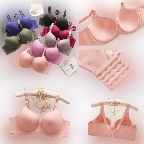 SEXYLADIES Bra Kawat Bahan Polos busa tipis Cup jumbo D-E 4kait BH big size