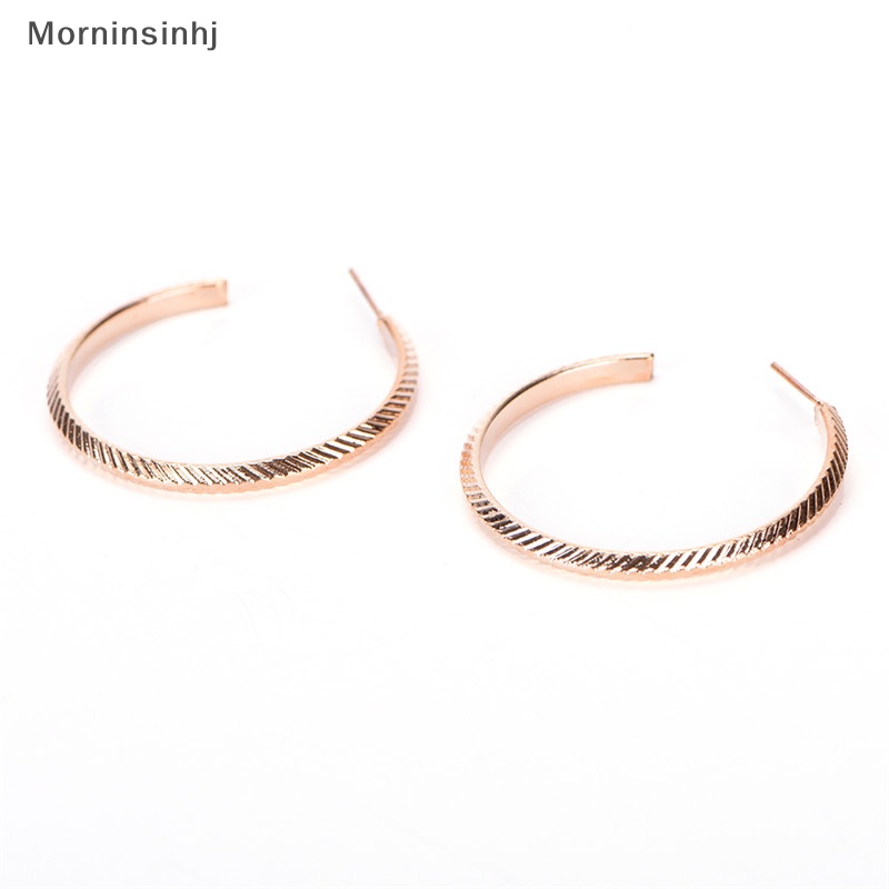 Mornin Elegan 6pasang Anting Set Berlian Imitasi Stud Bola Hoop Earrings Set Perhiasan Hot id