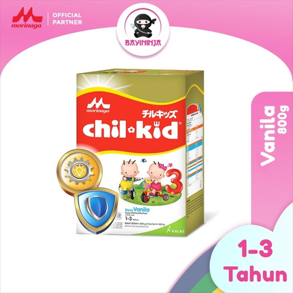 MORINAGA CHIL KID Gold Vanila Susu Box 800g