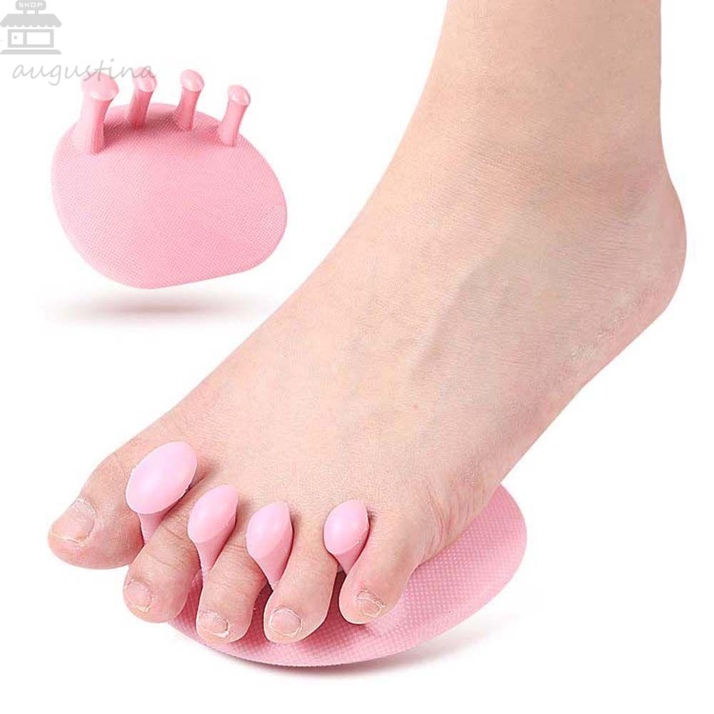 AUGUSTINA Agustina Pemisah Jari Kaki Memperbaiki Bentuk Kaki Arch Training Pedicure Care Toe Overlap Pelindung Jempol Nail Art Alat Pelurus Jari Kaki