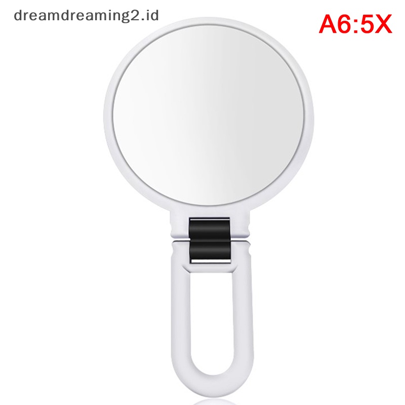 (drea)2 /5 /10 /15X Kaca Rias Pembesar Makeup Dua Sisi Vanity Mirror //