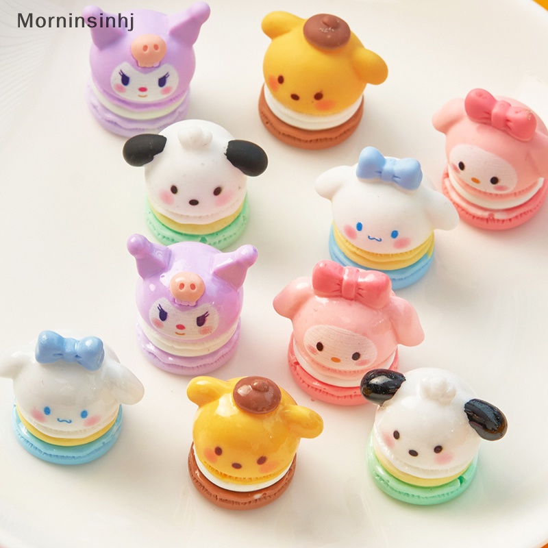 Mornin 2PCS Kawaii Anime Sanrio Warna Macaron 3D Resin Patch Lucu Kreatif Lem Cream DIY Phone Case Dekorasi Perhiasan Aksesoris id