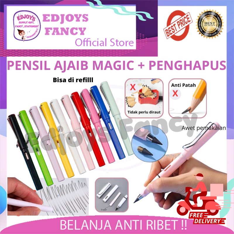 

Pencil magic Pensil ajaib tidak ada batas pemakaian tanpa diraut Tidak Rusak karena jatuh tidak Patah Unlimited Pencil