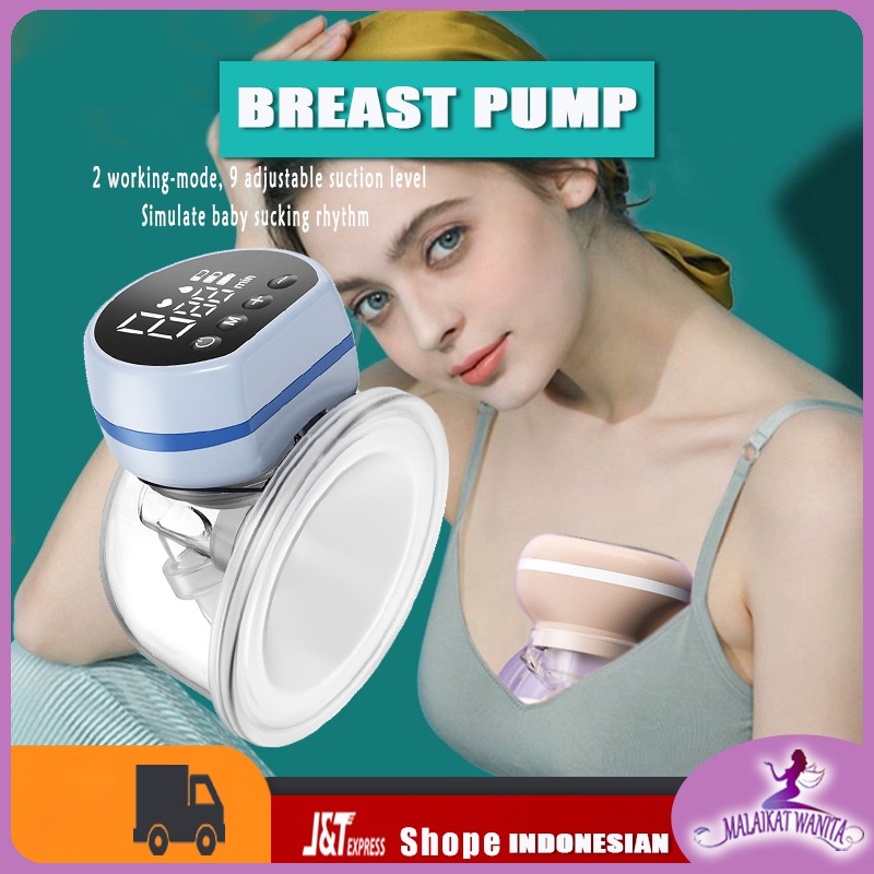 Breast Pump HandsFree Electric Pompa ASI Nirkabel Bisu Breast Pump MZ610