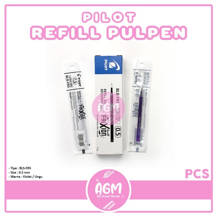 

GROSIR!!! Refill Isi Pulpen Frixion Pilot 0.5 UNGU