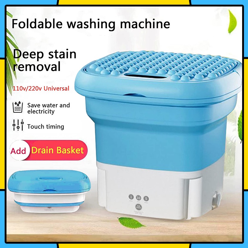 Mesin Cuci Mini Portable Mesin Cuci Lipat Mini Folding Portable Washing Machine Mesin Cuci Kecil