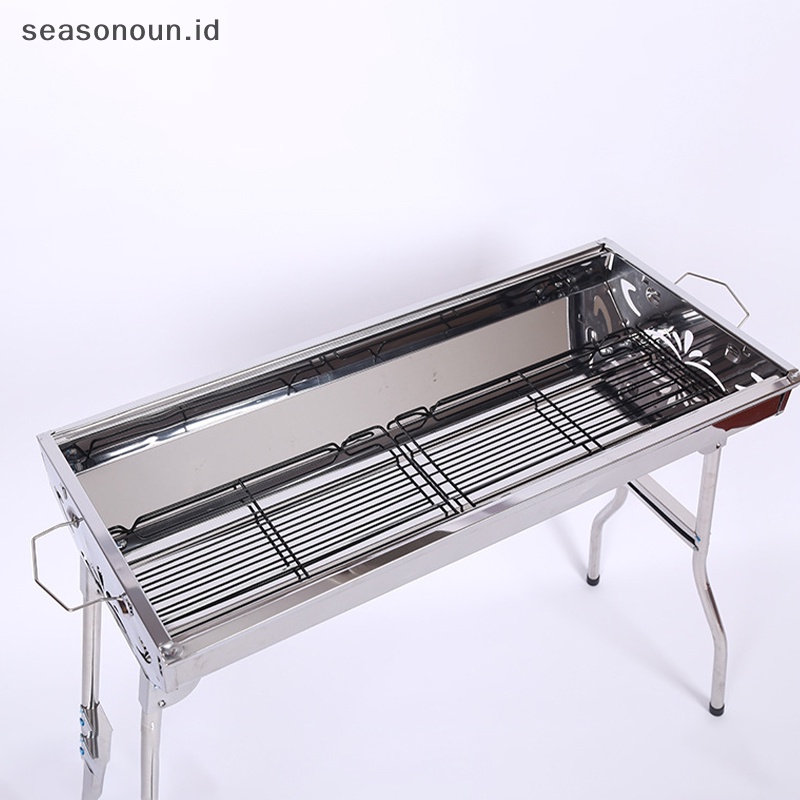 Panggangan barbekyu &lt;ne1&gt;easonoun alat panggang outdoor stainless steel tawana charcoal grill portable panggangan lipat portable arang barbecue .