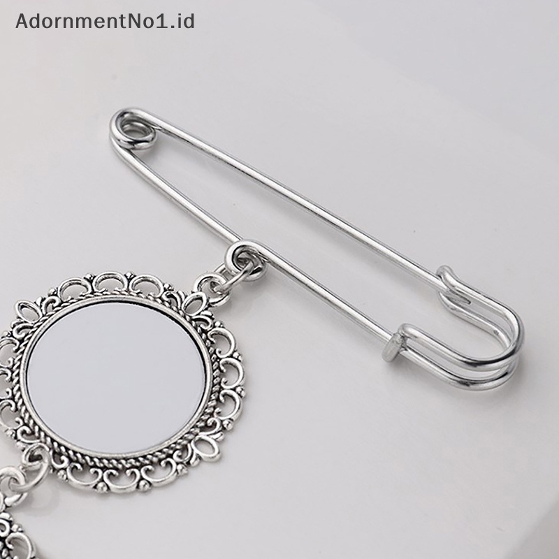 [AdornmentNo1] Buket pernikahan foto pesona Diy Pin membuat pesona pernikahan Oval lembaran aluminium bingkai foto bros liontin