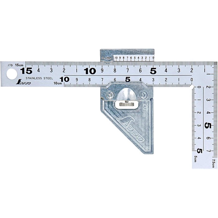 

Promo Shinwa 12485 Penggaris Siku Besi Stopper 15 Cm Curved Scale Metal 15Cm