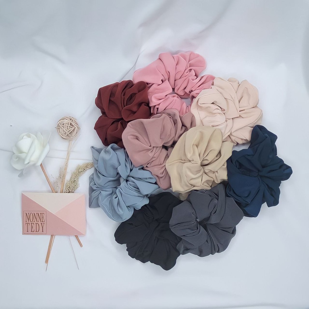 IKAT RAMBUT SCRUNCHIE MINI / CEPOL HIJAB WANITA KUNCIR HIJAB KUNCIRAN