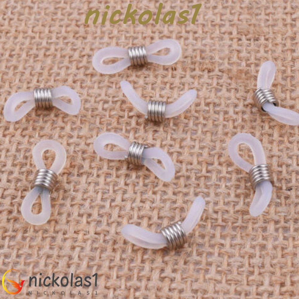 NICKOLAS1 Tali Kacamata Holder 25Pcs Loop End Lanyard Holder Strap Baca Gesper Kacamata Karet Silikon