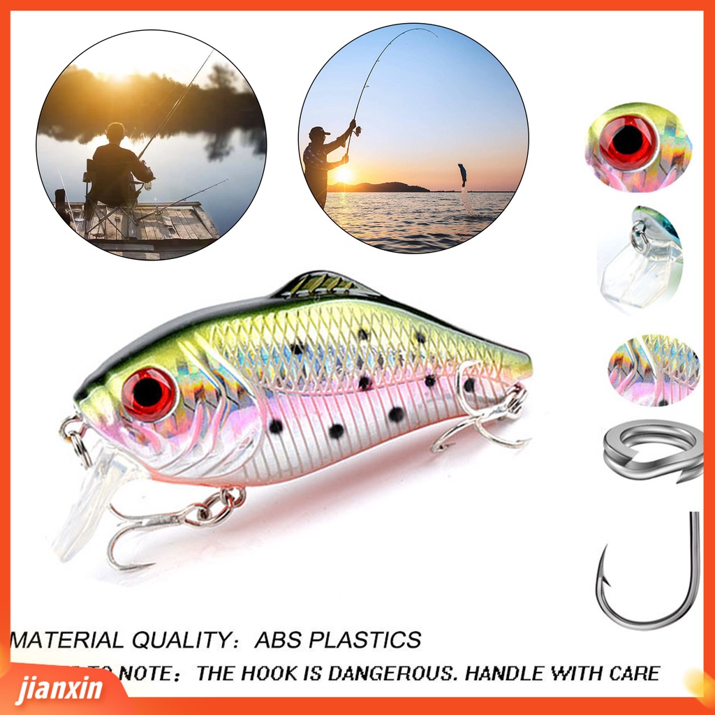 (In Stock) 7.8cm /16g Umpan Pancing Mudah Dipasang Tahan Korosi Banyak Digunakan Compact 3D Bionic Eye Fishing Hook Perlengkapan Memancing