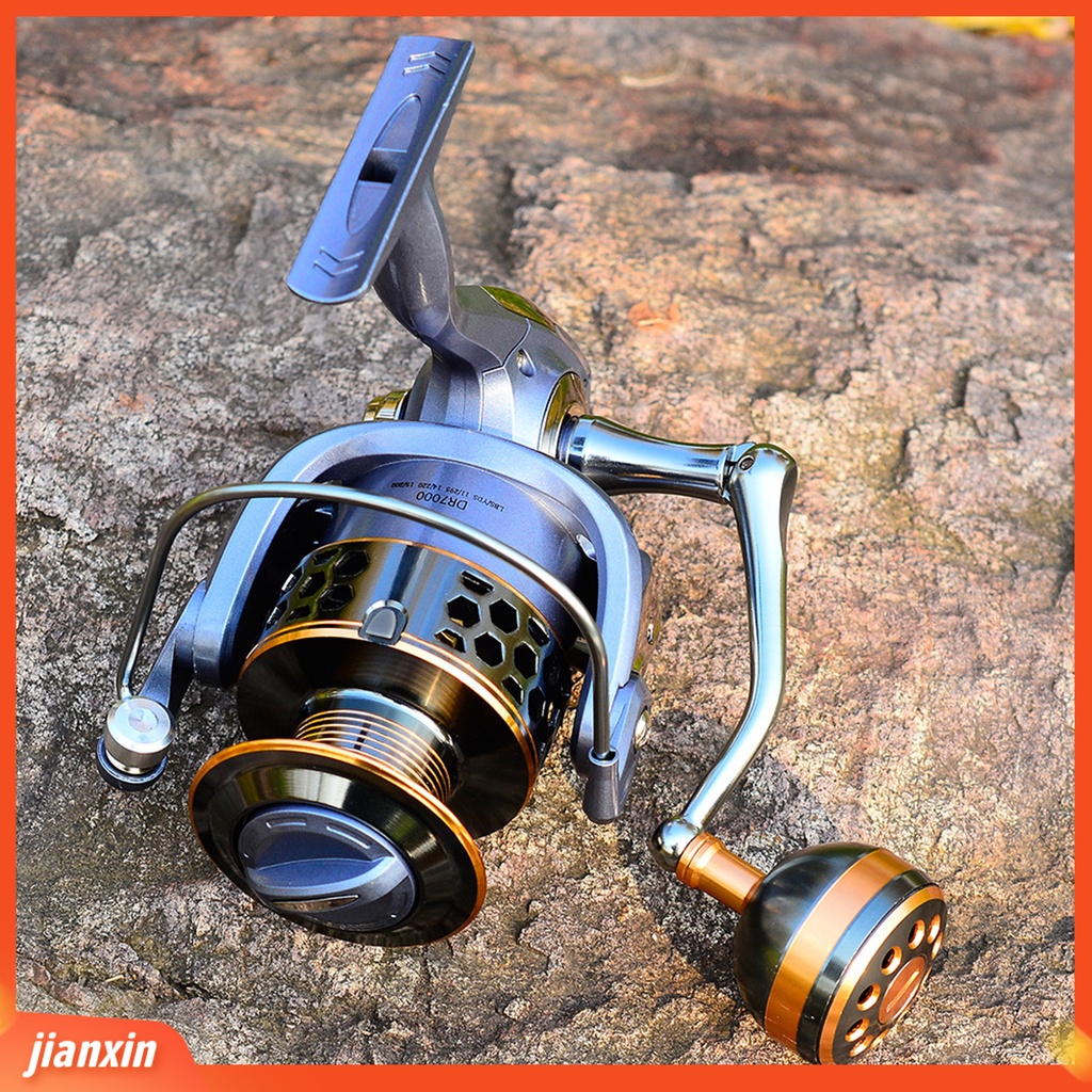 (In Stock) Gulungan Pancing Anti Air Anti Slip Metal Wire Cup Double Shaft Bearing Spinning Reel Untuk Laut