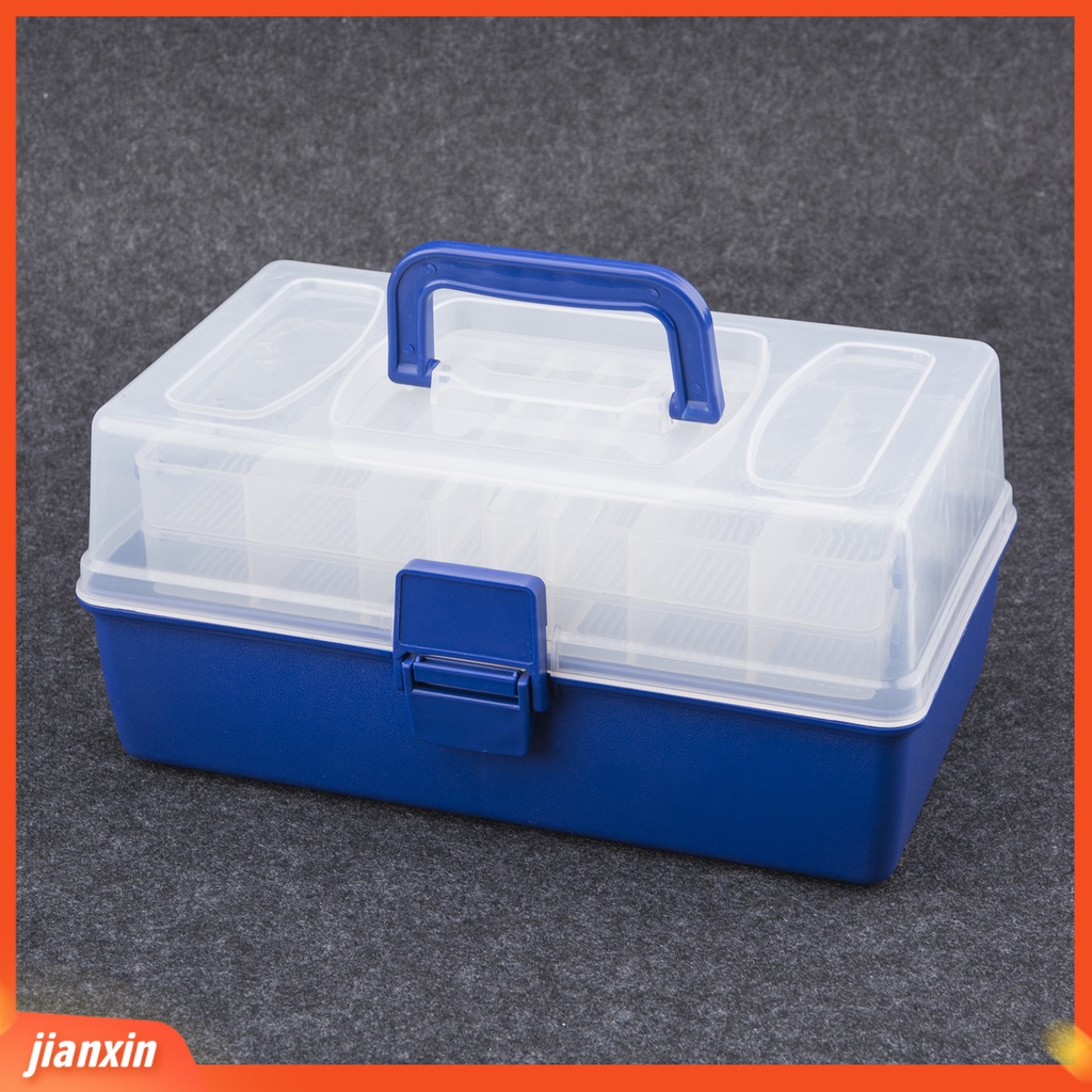 (In Stock) Kotak Penyimpanan Umpan Umpan Umpan Pancing 3per4lapis Portabel Fishhook Fishline Pelindung Case