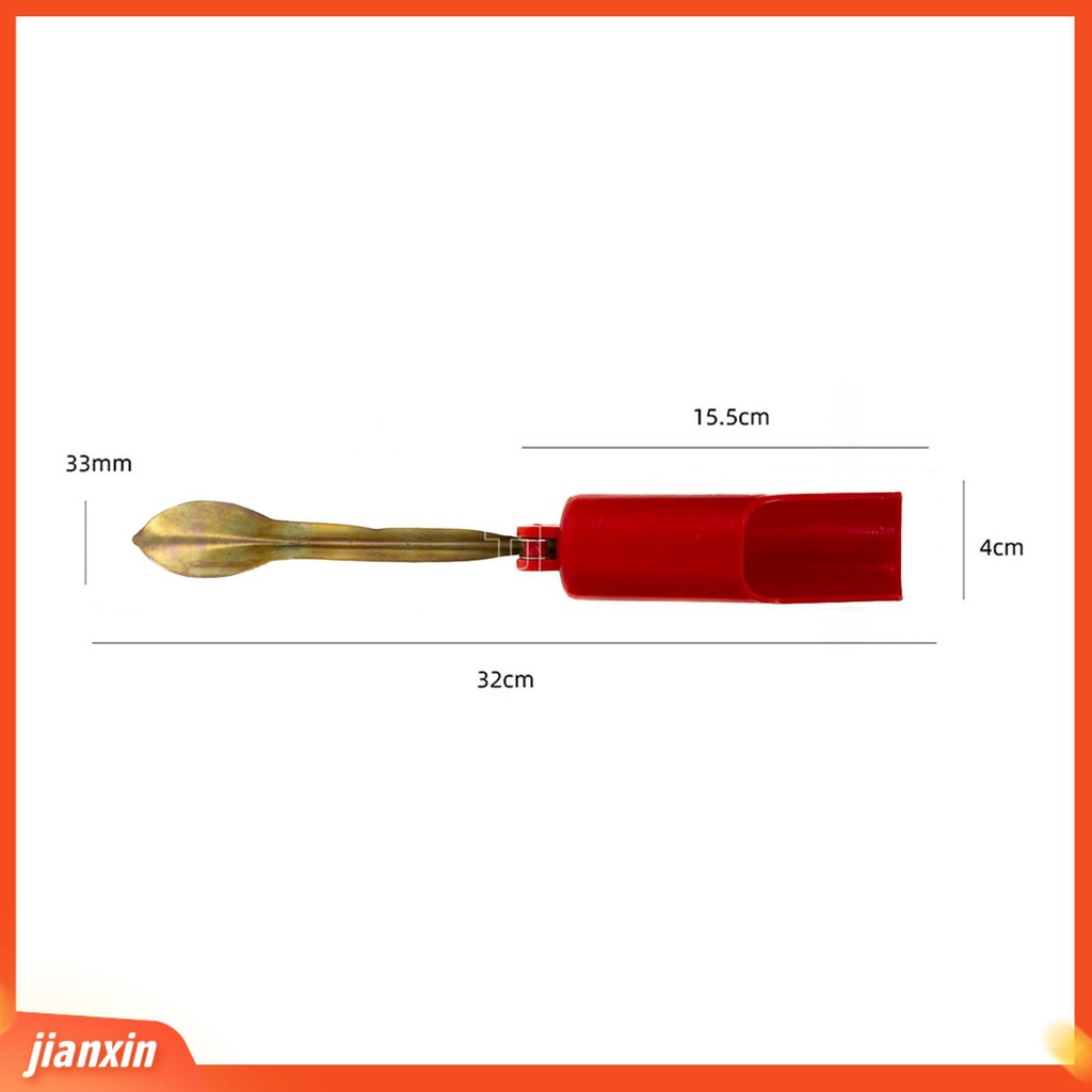 (In Stock) Fishing Pole Holder Merah Lipat 32 cm Plastik PE Metal Tempat Pancing Aksesoris Pancing
