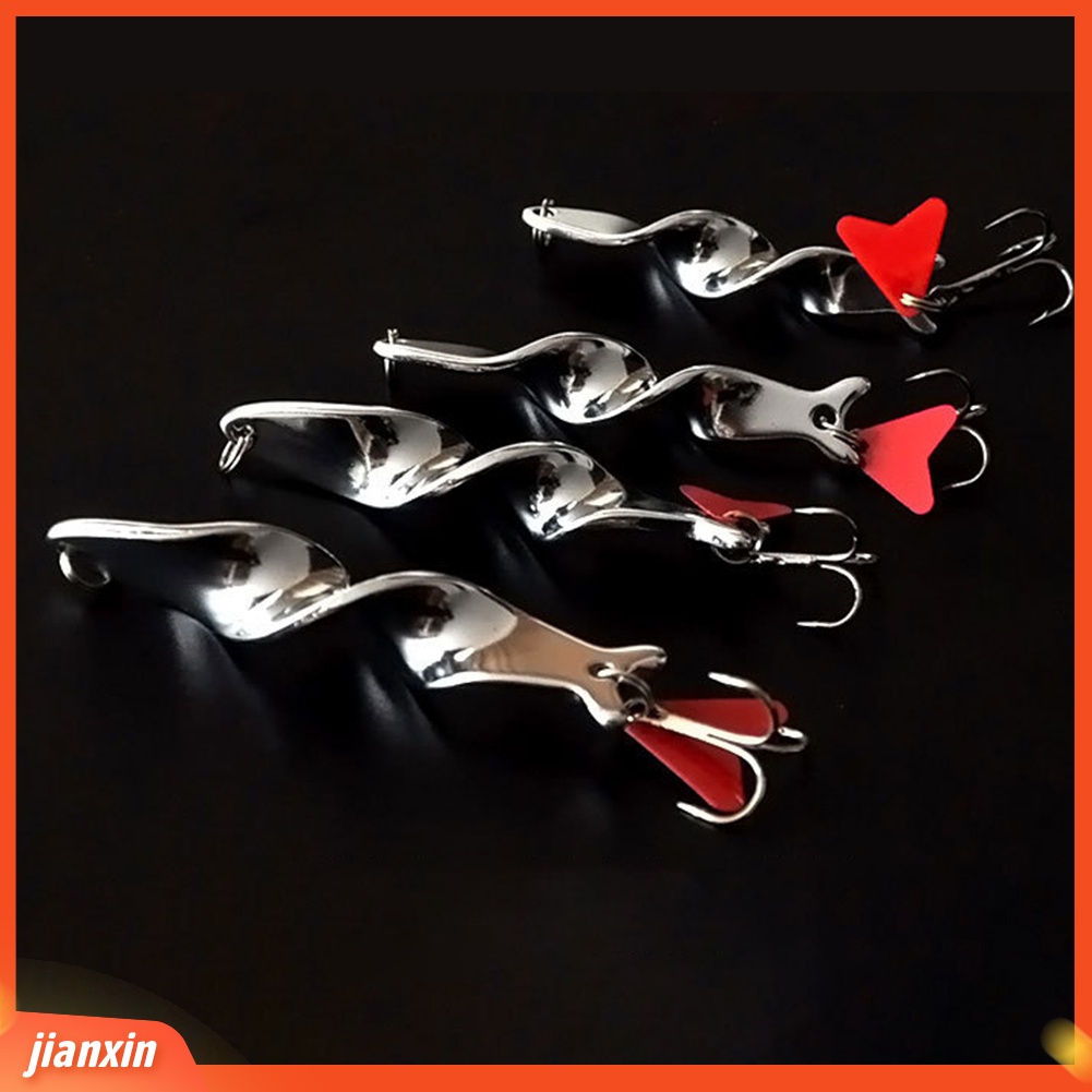 (In Stock) Berputar Zinc Alloy Spinner Umpan Keras Umpan Pancing Ikan Tackle Tools Aksesori