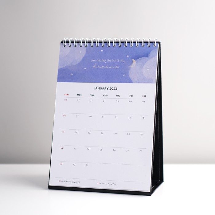 

[DD] Kalender Meja 2023 Quotes Kalendar Duduk Aesthetic Desk Calendar Keren