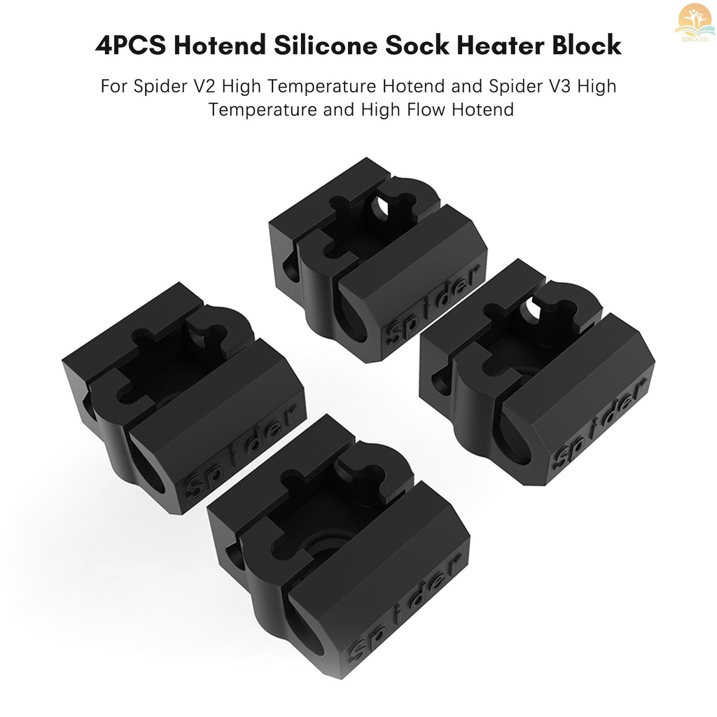 In Stock Creality Hotend Silicone Sock Heater Block Untuk Spider V2 Hotend Suhu Tinggi Dan Spider V3 High Temperature Dan High Flow Hotend