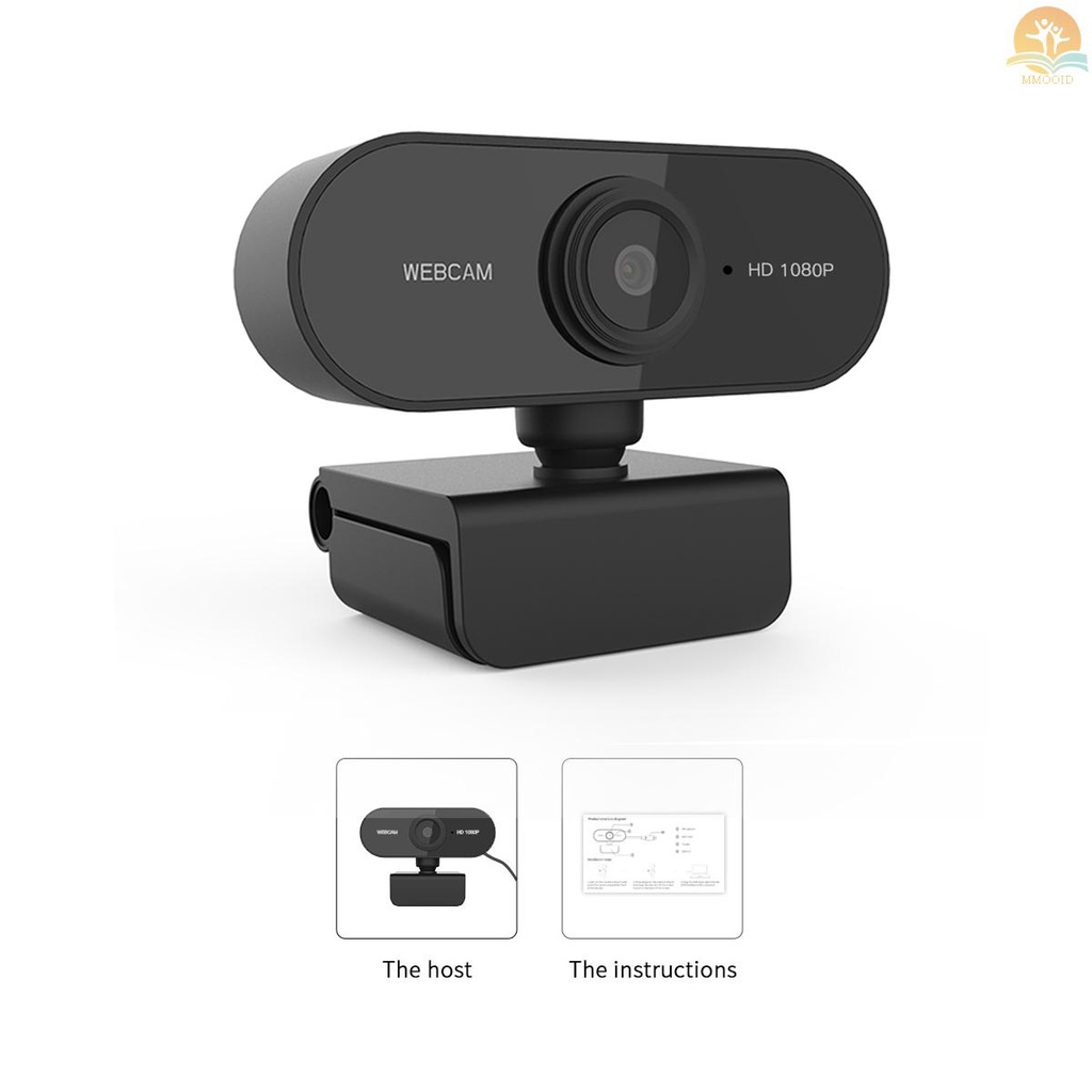In Stock 1080P HD  Camera Video Conference Camera Webcam 2 Mega Pixel Auto Focus 360° Rotation USB Plug &amp; Play with Microphone for Video Meeting Online Teaching Training L