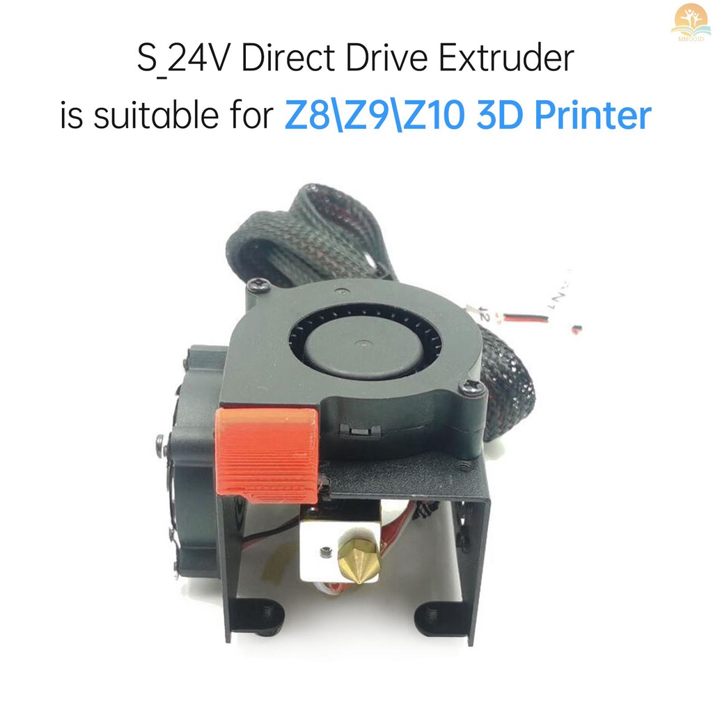 In Stock ZONESTAR 3D Printer Direct Drive Extruder Upgrade Kit 24V Untuk Z8/Z9/Z10 3D Printer Dengan MK7 Nozel5051Penyangga Kipas Blower PLA ABS PETG Pinggul PC Nylon PVC Wood Carbon Fibr