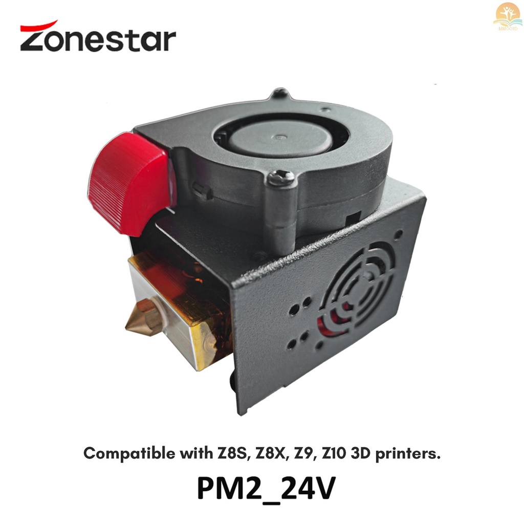 In Stock Zonestar 2-IN-1-OUT Hotend 24V Print Head Kompatibel Dengan Z8S/Z8X/Z9 /Z10 Printer 3D Untuk PLA ABS PETG HIPS