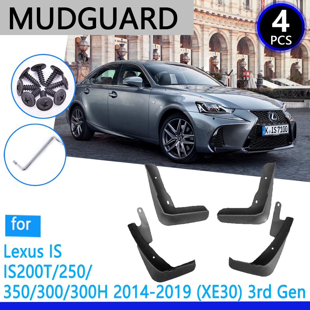 Mudguard Untuk Lexus IS IS IS IS200T IS250 IS350 IS300H XE30 2014~2019 2017 Aksesoris Mobil Mudflap Fender Suku Cadang Pengganti Otomatis