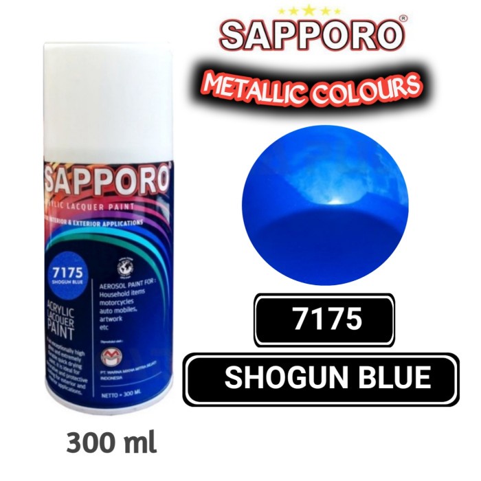

7175 SHOGUN BLUE SAPPORO STANDAR 300ml Cat Semprot Pylok Pilok Pylox