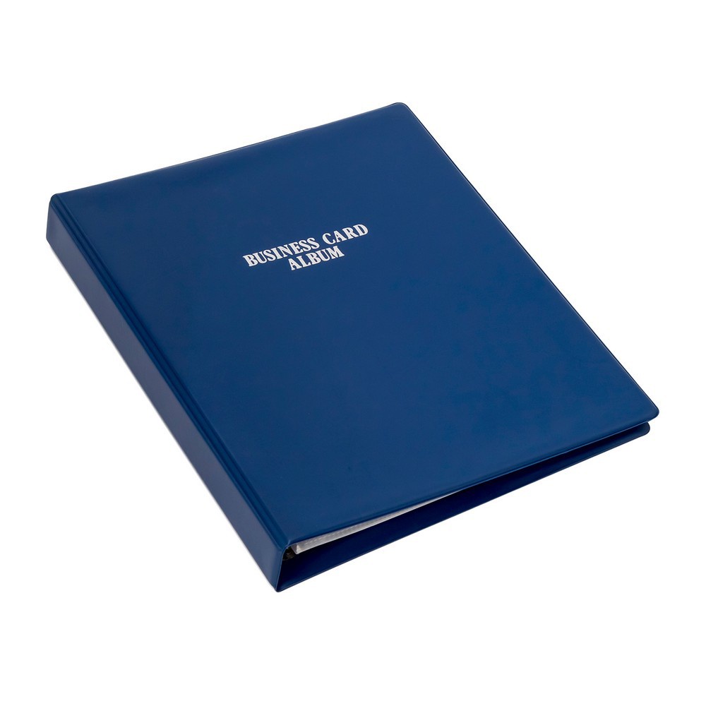 

[Artomas] Bantex Business Card Album 400 Cards A4 Blue 5599 01