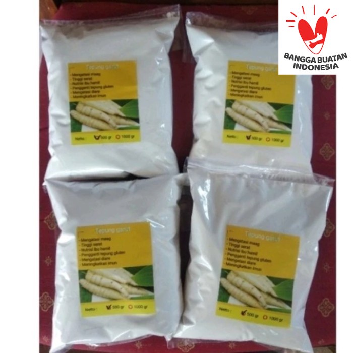 

tepung Garut halus 1/2 kg, (500gr)