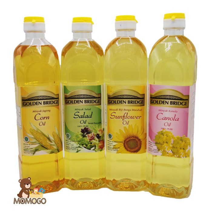 

✨Ready Stok✨ - CANOLA OIL GOLDEN BRIDGE 1L- 1.2.23