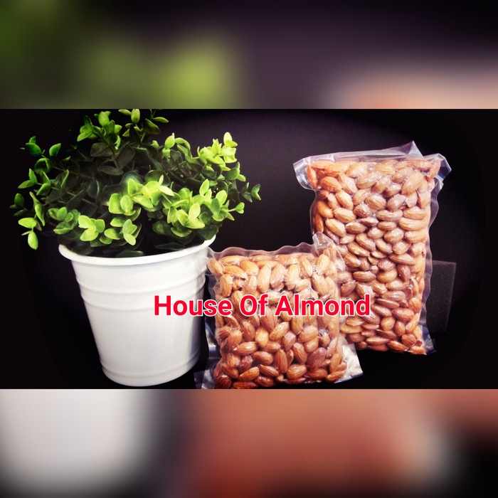 

✨Ready Stok✨ - Roasted Almond Premium (Panggang) kacang almond blue diamond 500gram