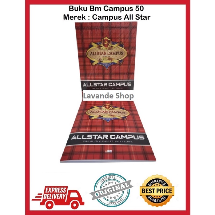 

✨BISA COD✨ -BUKU TULIS BM CAMPUS BOXY 50
