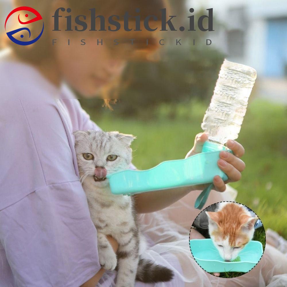 Fishstick Puppy Mangkuk Minum 245ml /500ml 2023anti Bocor Untuk Berjalan Di Luar Ruangan Plastik Lipat Pets Water Feeder